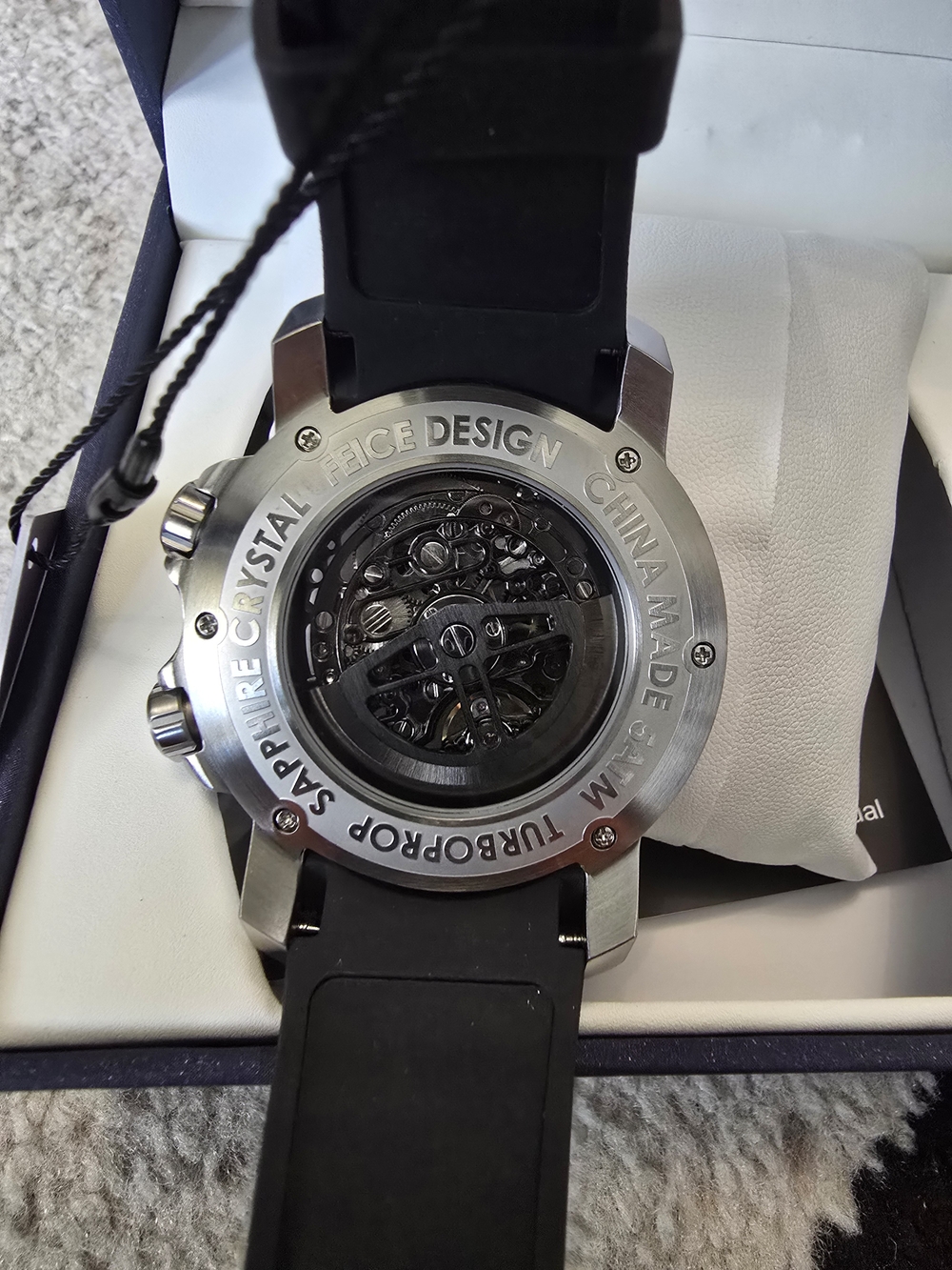 Ice Men’s Skeleton Watch — Black and Silver - Picture 4 of 7